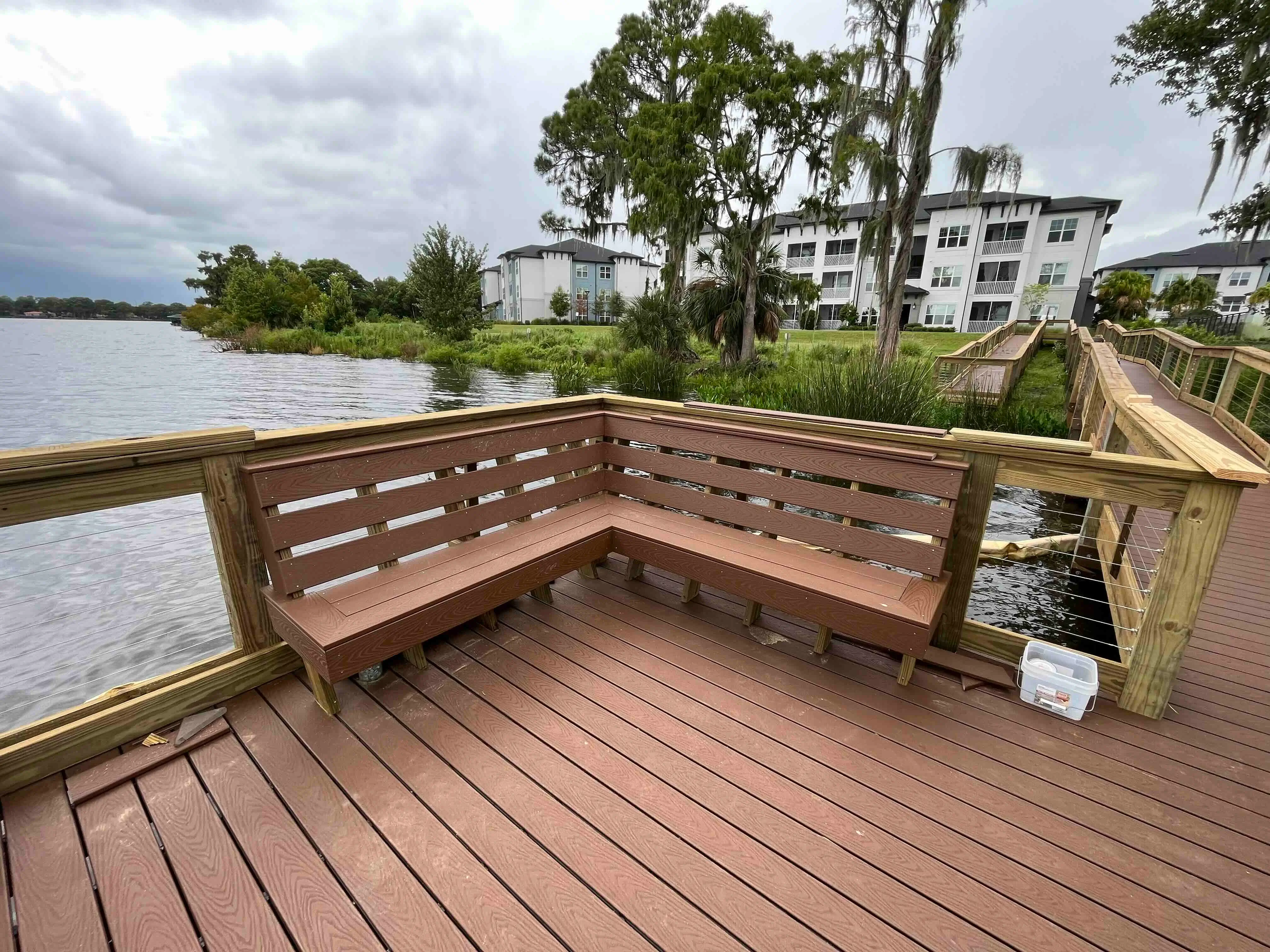 Outdoor carpentry project after - JP Carpentry Services